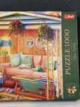 Duże puzzle 1000 elementów Trefl bajkowy domek
