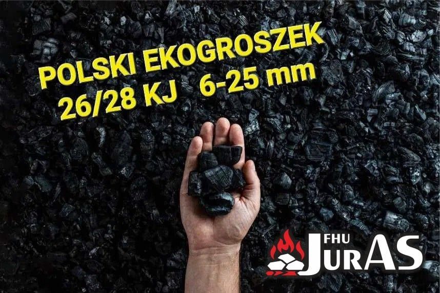 PROMOCJA! TYLKO W MAJU! Ekogroszek workowany krajowy 26/28 MJ!