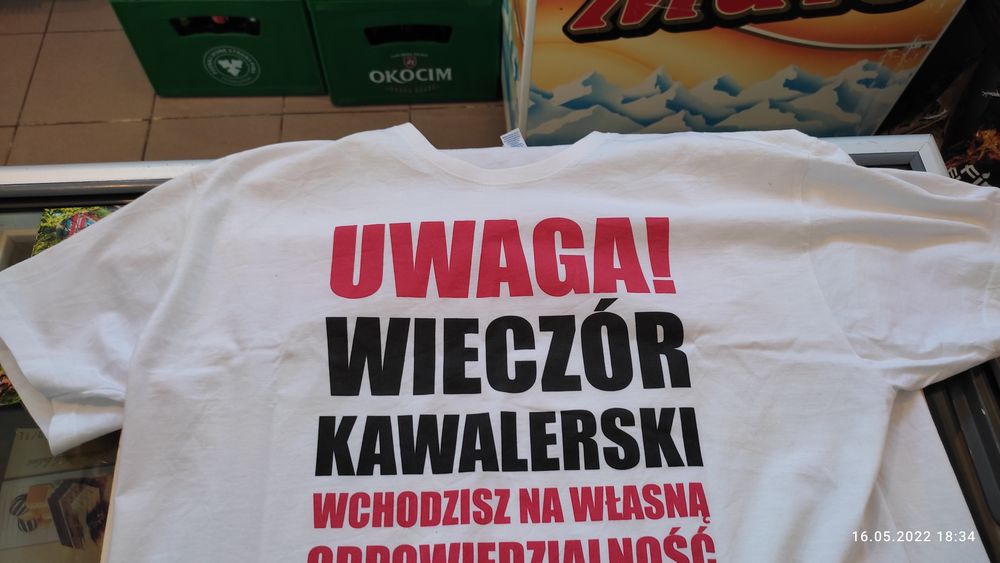 Koszula na wieczór kawalerski dla Pana Młodego lub goscia