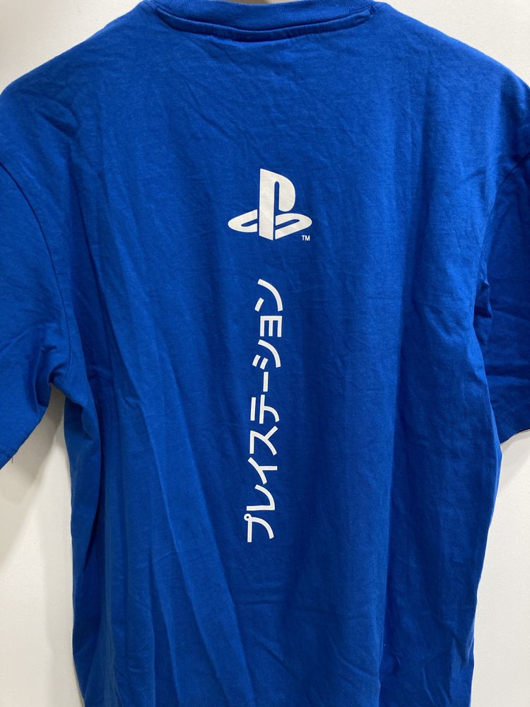 Niebieski T-shirt H&M PlayStation +gratis