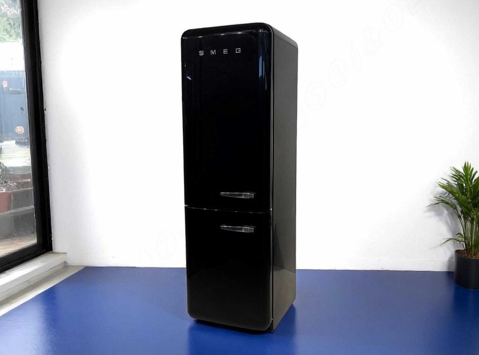 Холодильник SMEG / СМЕГ FAB32LNEN1, ретро, 2-кам. чорний