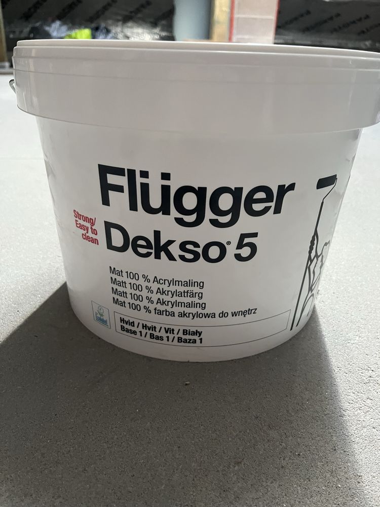 Flügger Dekso 5 nowa 10l kolor chlodna mieta