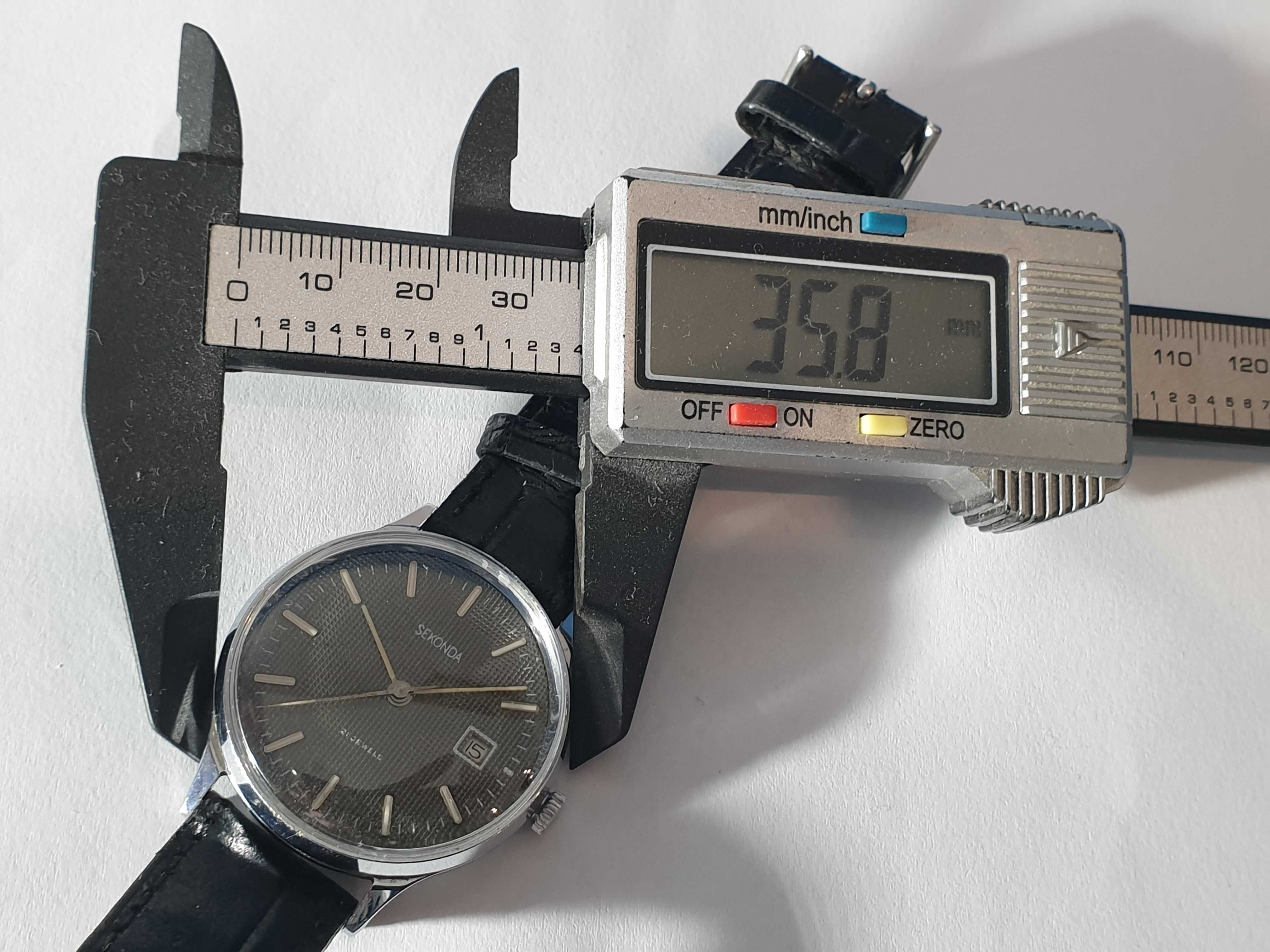 SEKONDA 21 jewels meski zegarek mechaniczny vintage