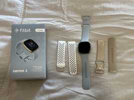 Fitbit Sense 2 by Google soft gold + opaski