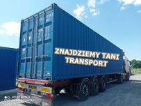 Kontener morski, oceaniczny, magazynowy 40HC, transport