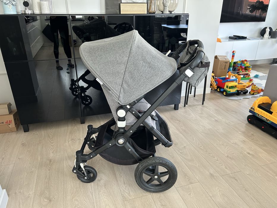 Wózek 2w1 Spacerówka Gondola Bugaboo Cameleon 3 Plus szary czarny