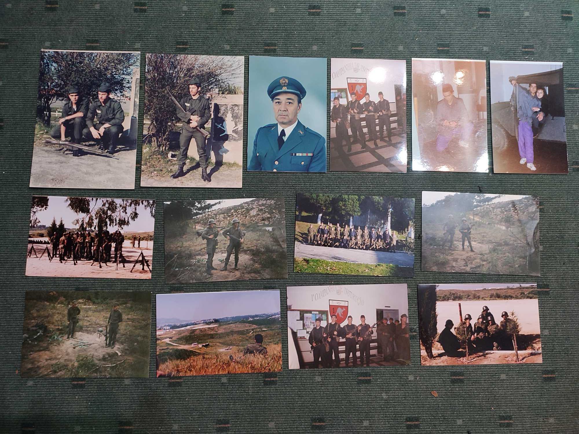 Lote 31 fotografias de Militares - Anos 80
