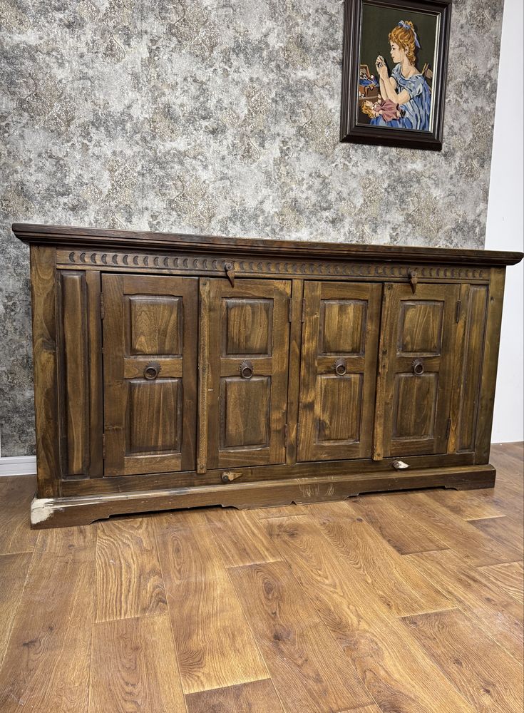 Komoda w stylu kolonialnym, komoda z drewna, rustykalna