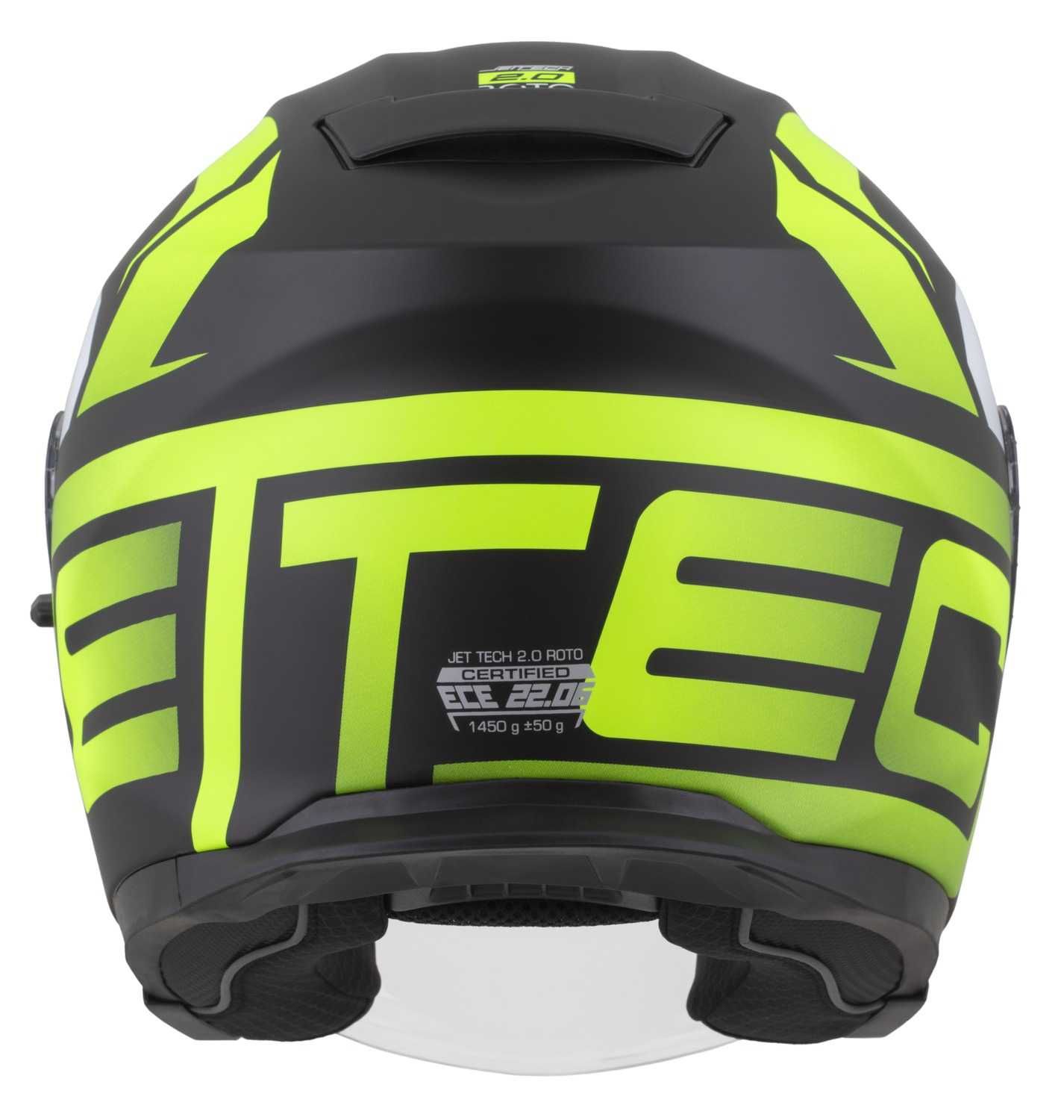 Kask motocyklowy Cassida Jet-Tech szyba antyfog interkom ready XS-XXL
