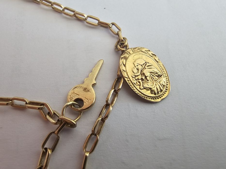 Pulseira ouro 14k Stº António