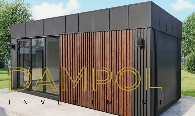 GOTOWY Pawilon TRANSPORT GRATIS Kiosk Biuro Sklep Komis kontener 6x3 m