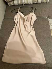 Атласна сукня-комбінація розмір XS-S