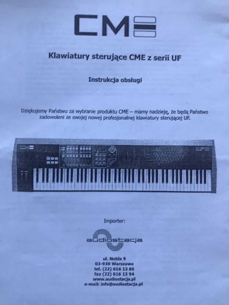 CME klawiatura -instrukcja PL