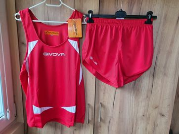 Komplet sportowy lekkoatletyczny firmy Givova, męski, rozmiar XL, nowy