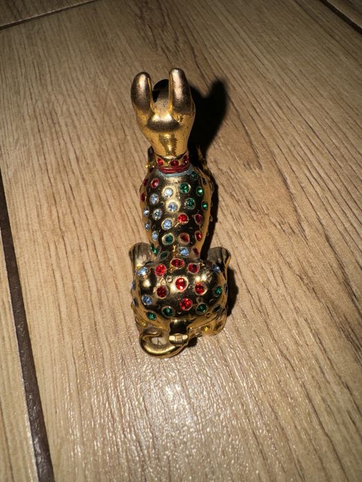 Скринька зі стразами статуетка собоки