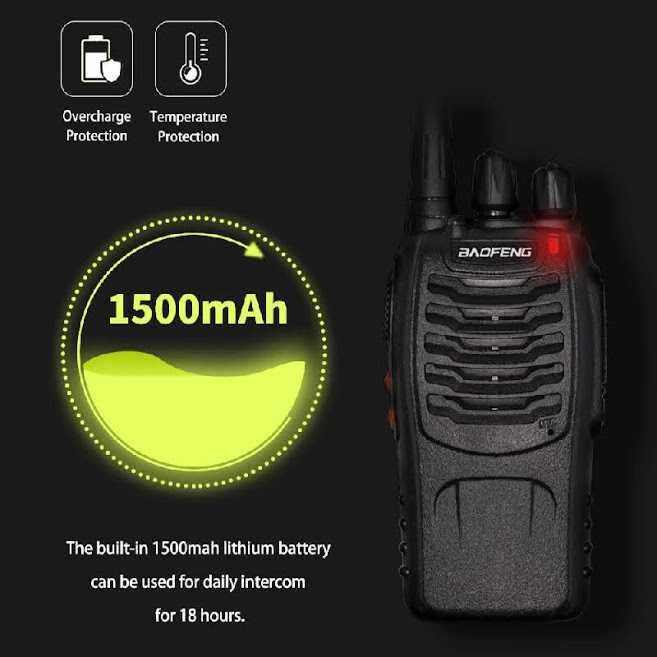 Pack 4x Walkie Talkies - Intercomunicadores Rádio - Novos - Promo