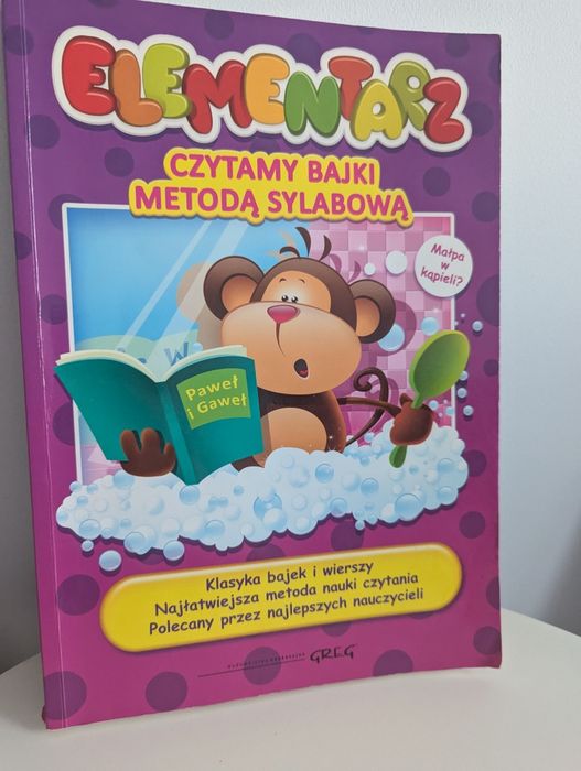 Książka dla dzieci elementarz czytamy bajki metoda sylabowa klasyka