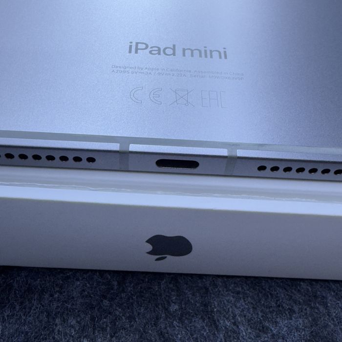 iPad mini 8,3” 7 gen. (A17Pro) 5 G Wi-Fi Cellular 256 GB