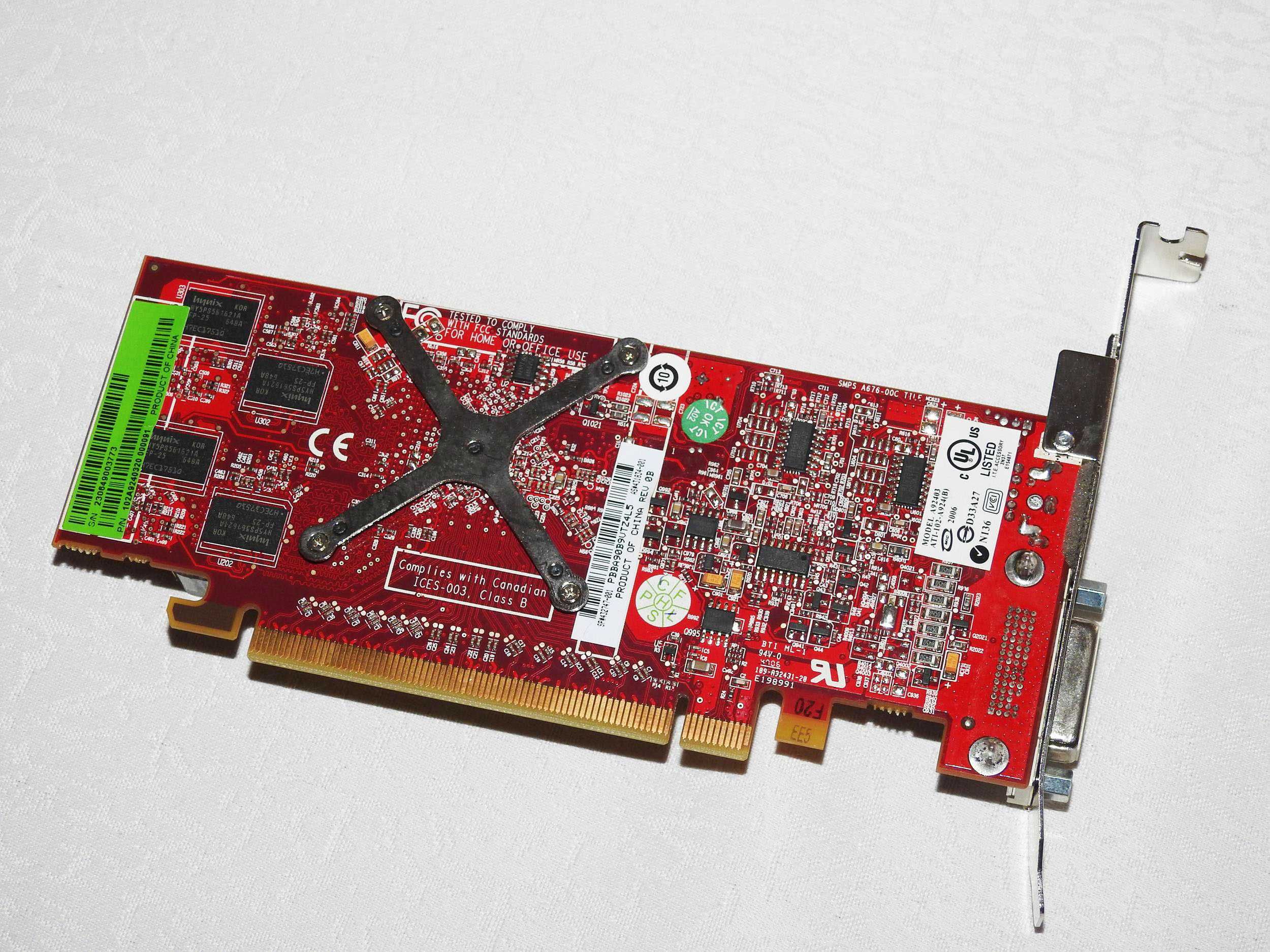 Karta graficzna ATI A92403 Radeon 256MB PCI Express nowa