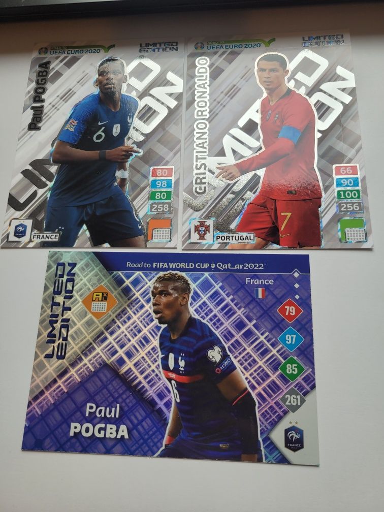 Panini karty limitowane XXL Pogba Ronaldo