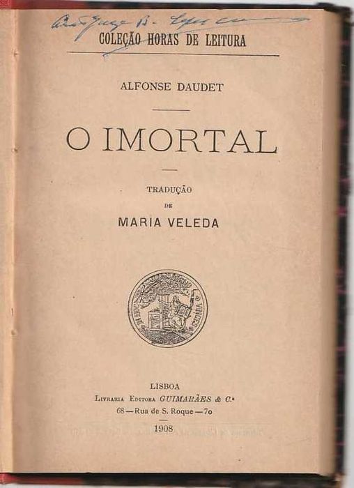 O imortal -Alphonse Daudet-Guimarães