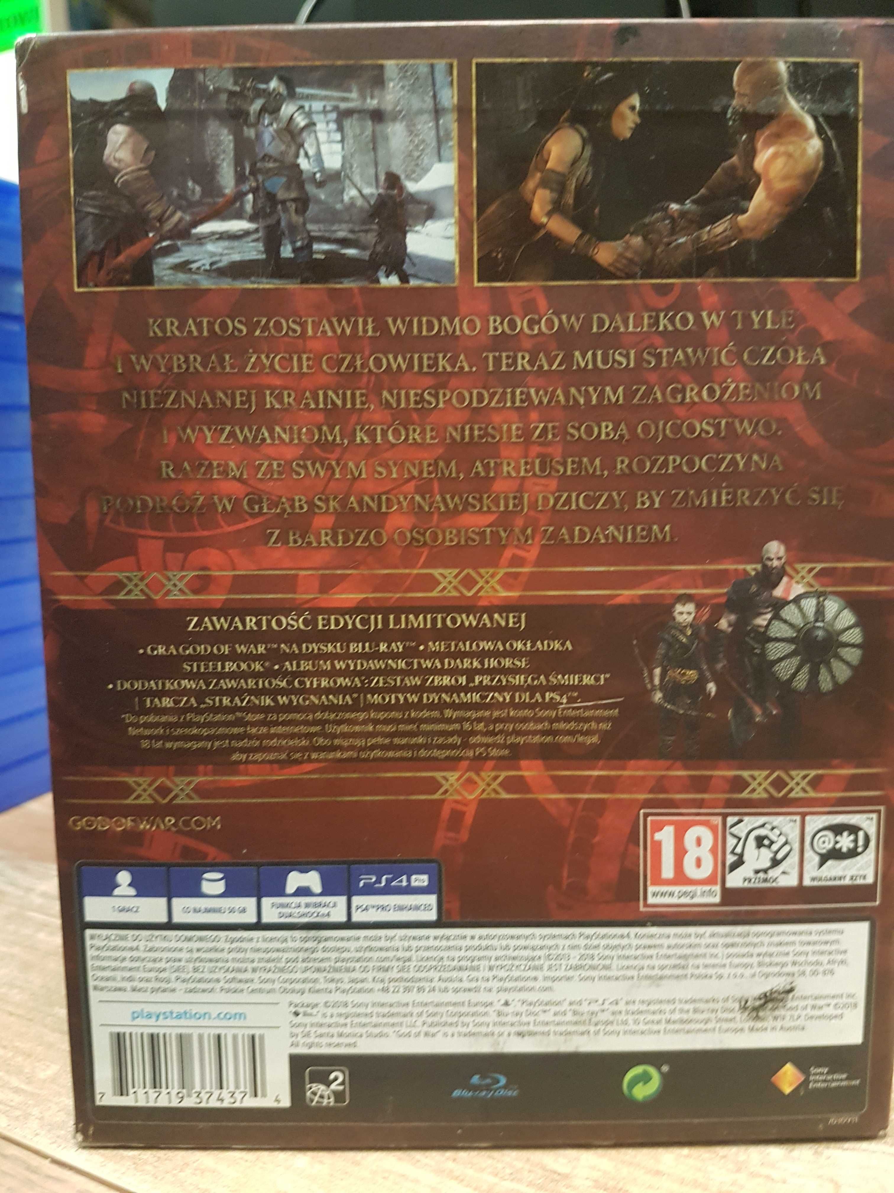 God of War PS4 edycja specjalna, Sklep Wysyłka Wymiana