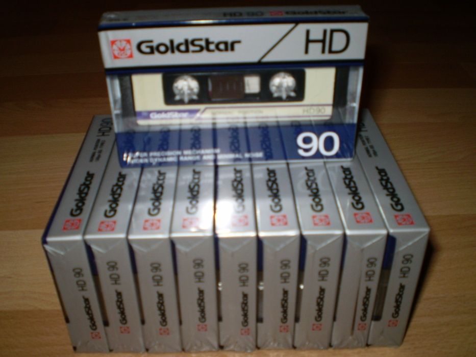 Для коллекционирования Кассеты / аудиокассеты GoldStar HD 90 (1986г)