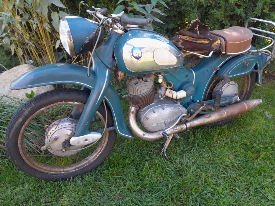 Nsu zb 250 super lux 1955 rok mz 125 shl