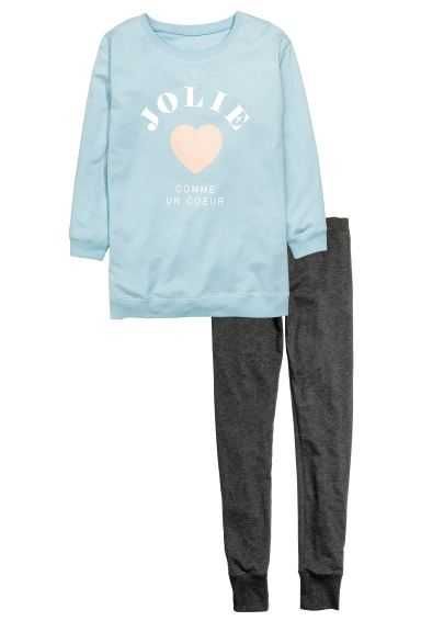 Przedłużona bluza H&M w przyjemnym niebieskim kolorze. Rozmiar S