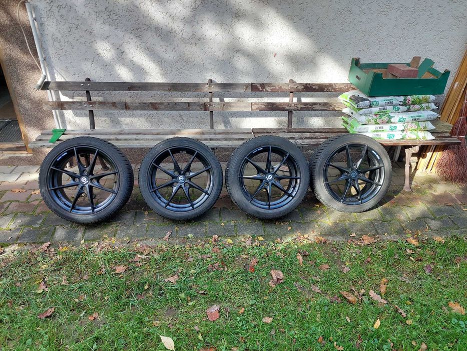 Felgi Sparco Trofeo 16" 6.5J 4x108 + opony Nokian WR D4