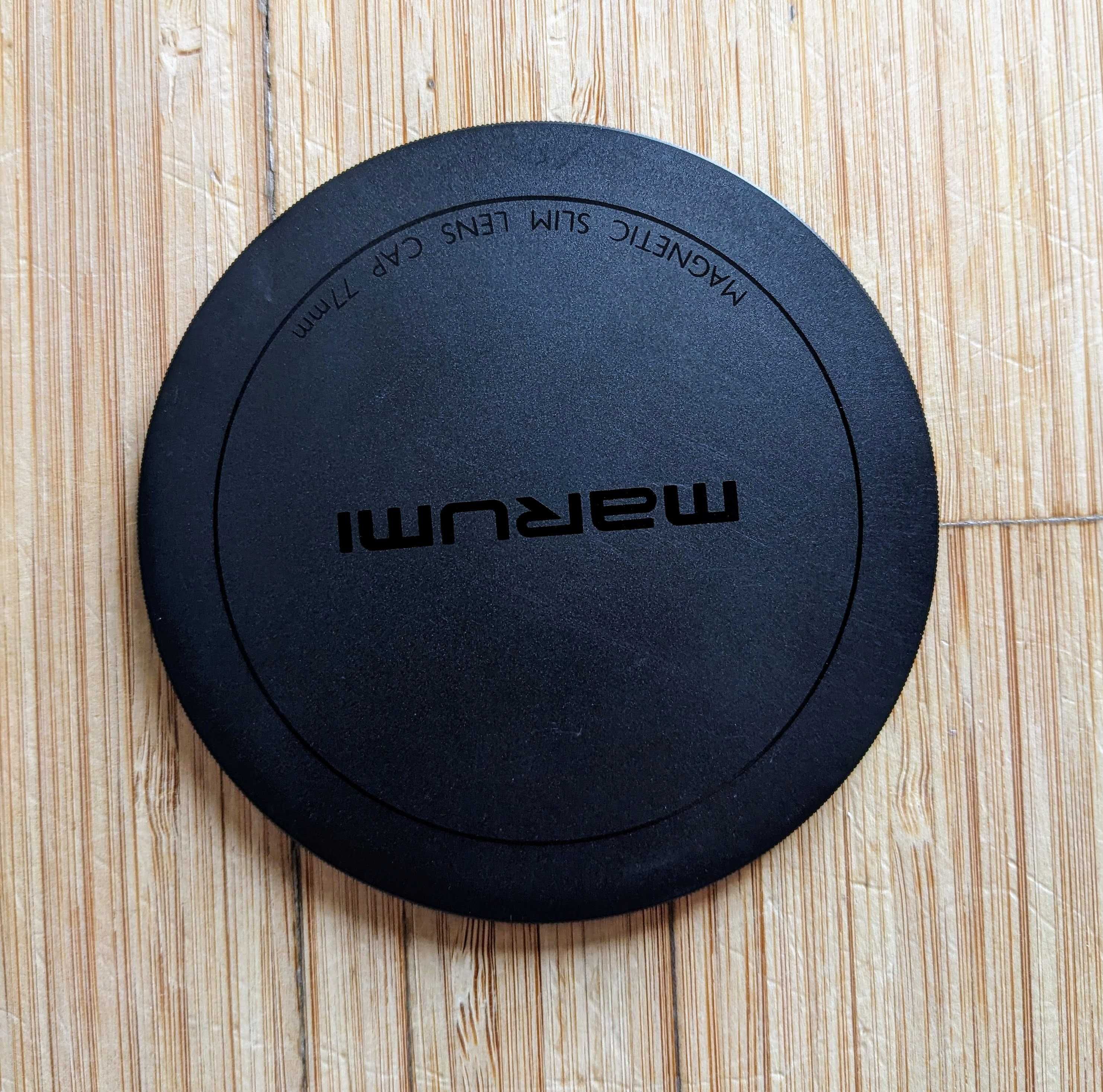 Marumi Magnetic Slim 77mm: Filtr ND16 + Adapter + Dekielek