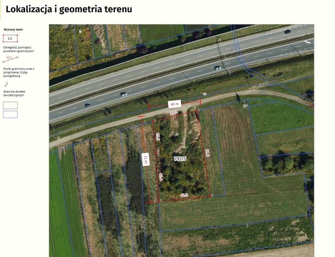 Działka usługowa Modlniczka - sprzedaż bezpośrednia