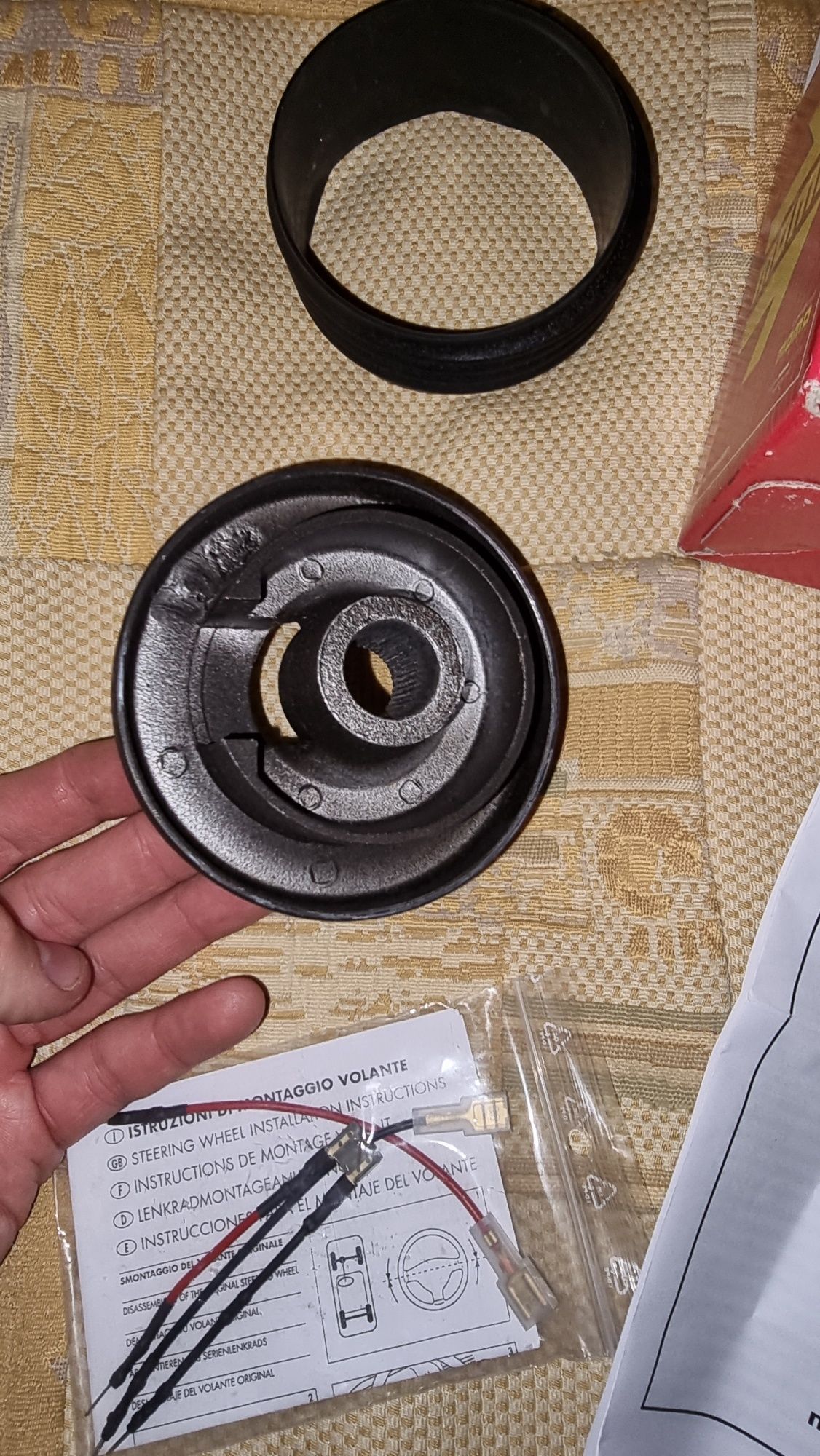 Naba MOMO peugeot 306 ph2 ph3, adapter kierownicy numer 6826 , airbag