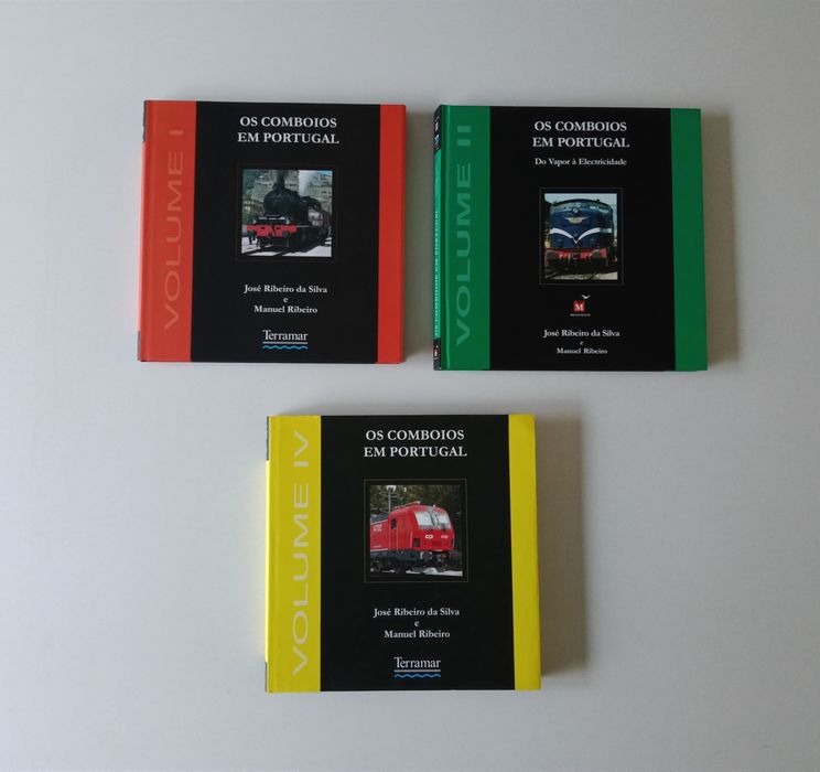 Os comboios em Portugal, vol I, II e IV