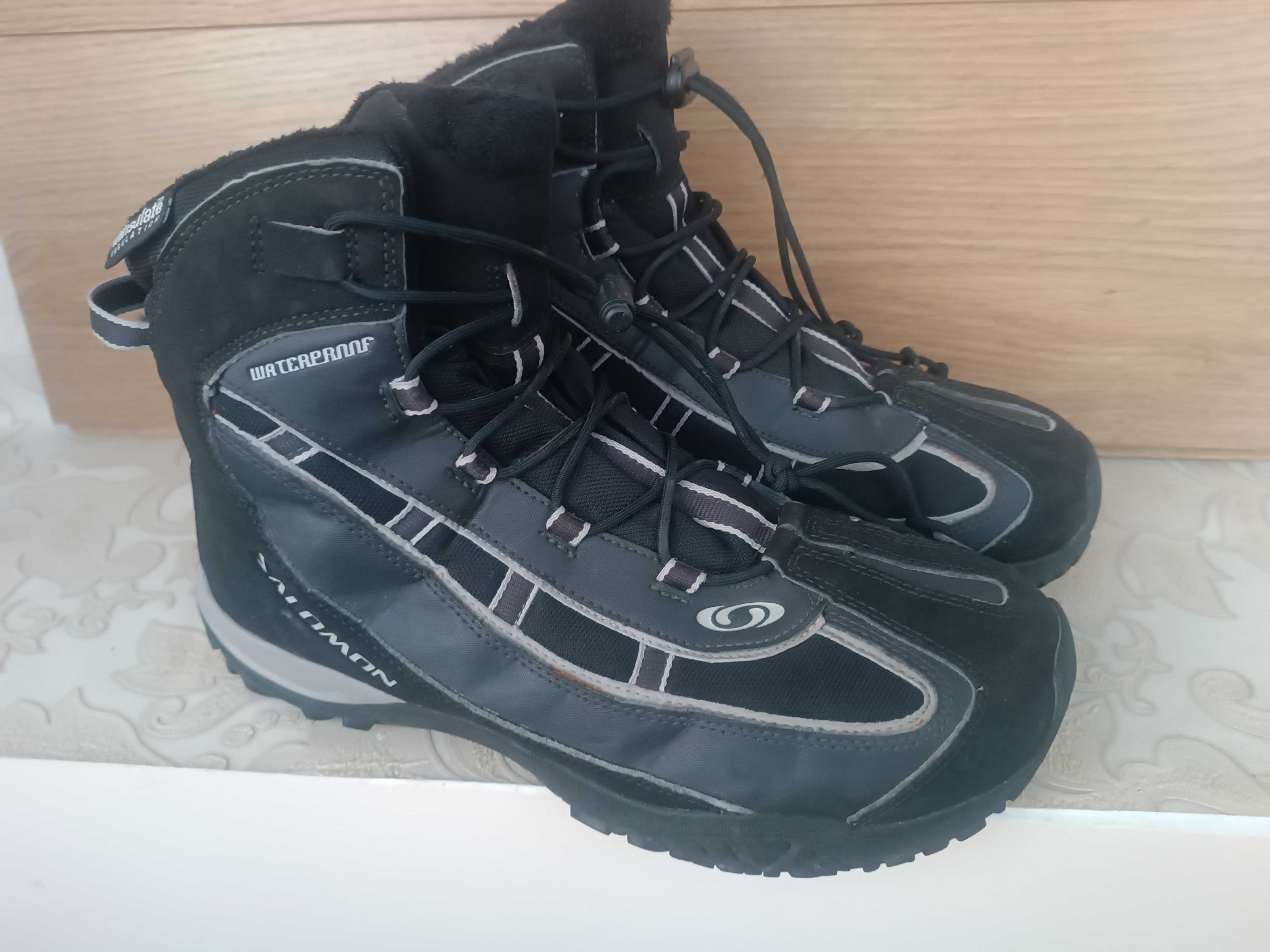 Зимние ботинки на Меху + Gore tex 44 28 см Salomon