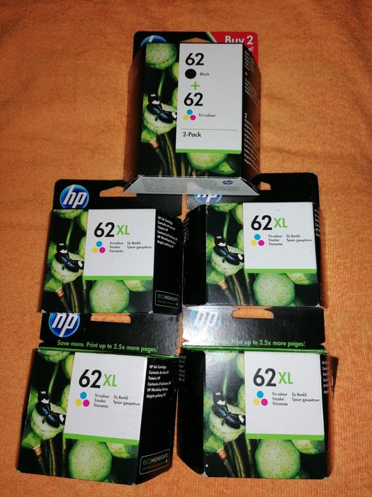 Hp tinteiros 62XL preto
