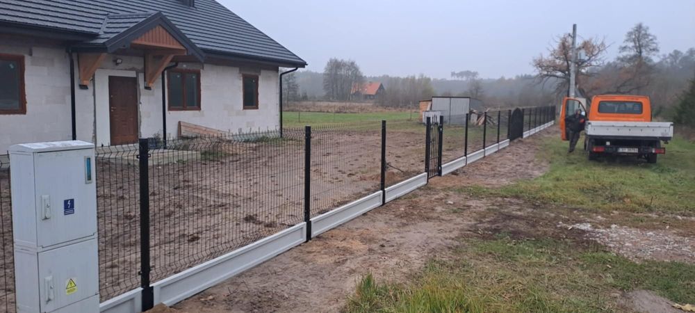 Panel 123cm , fi 4 , Ogrodzenia panelowe