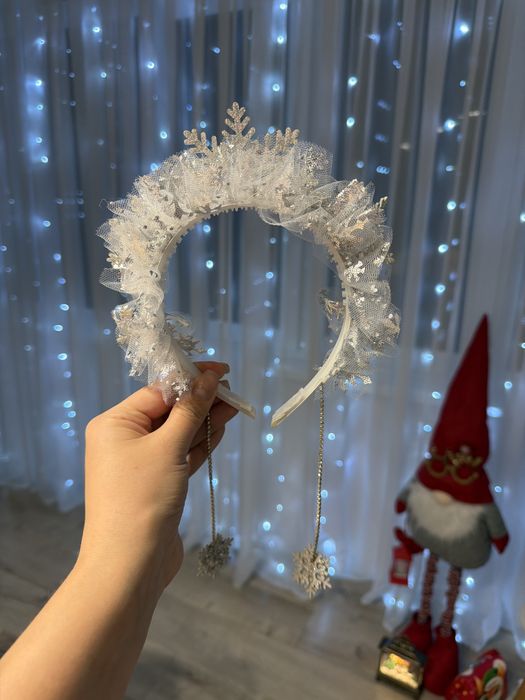 Обруч/ обідок сніжинка