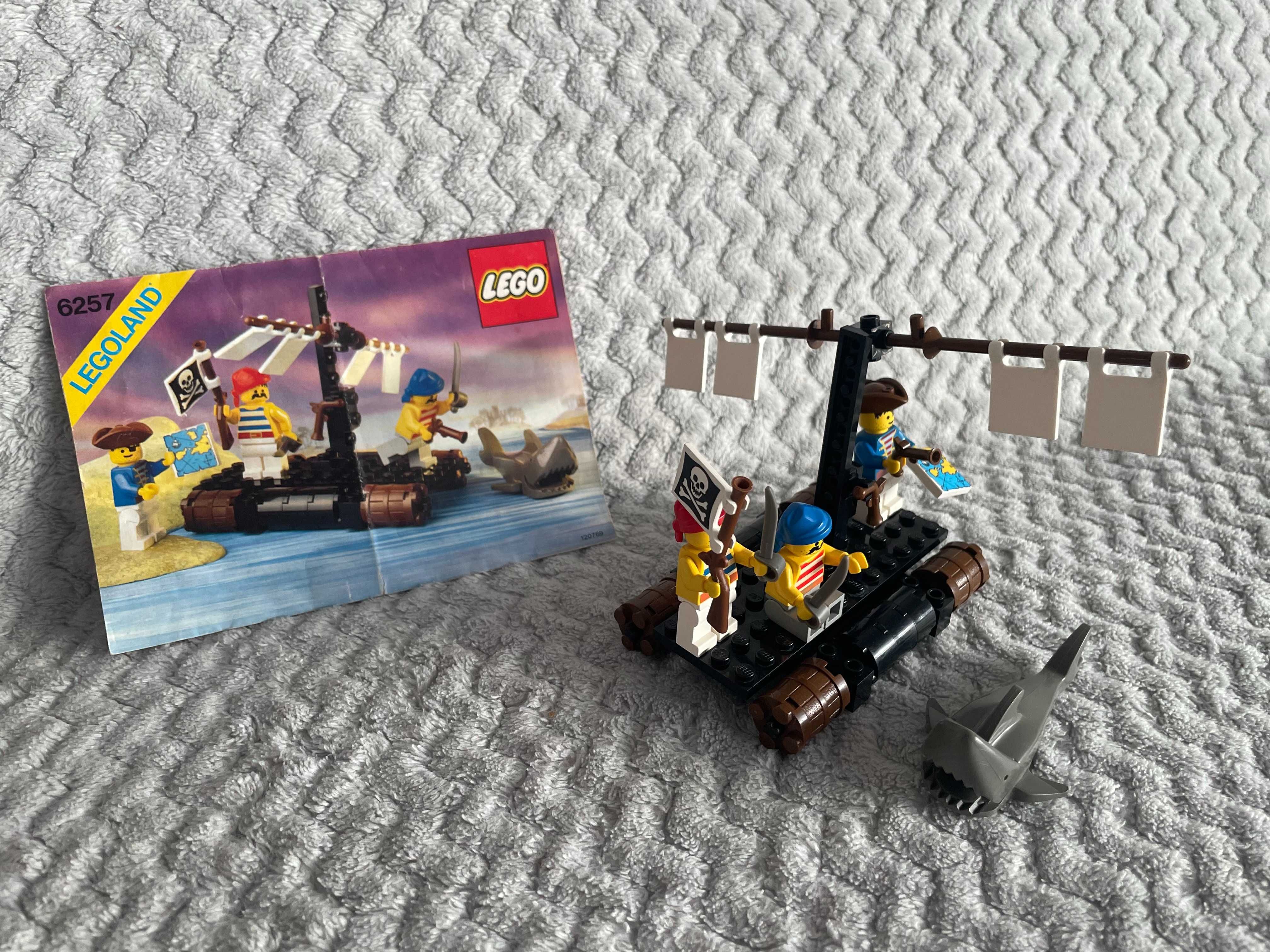 Lego Piraci 6257 Castaway's Raft = kompletny 100% + instrukcja + box