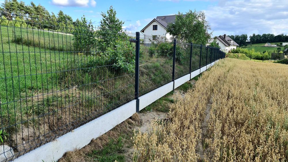 Ogrodzenia panelowe, furtki, bramy, napędy- materiał plus montaż