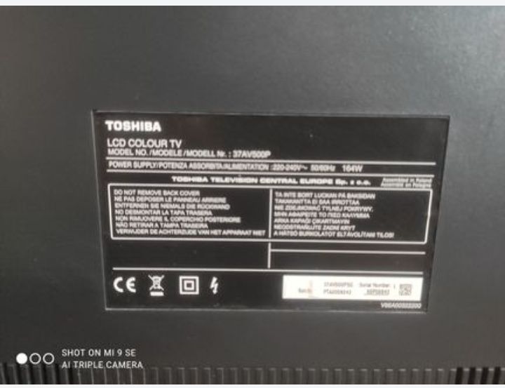 Telewizor Toshiba Regza 37"