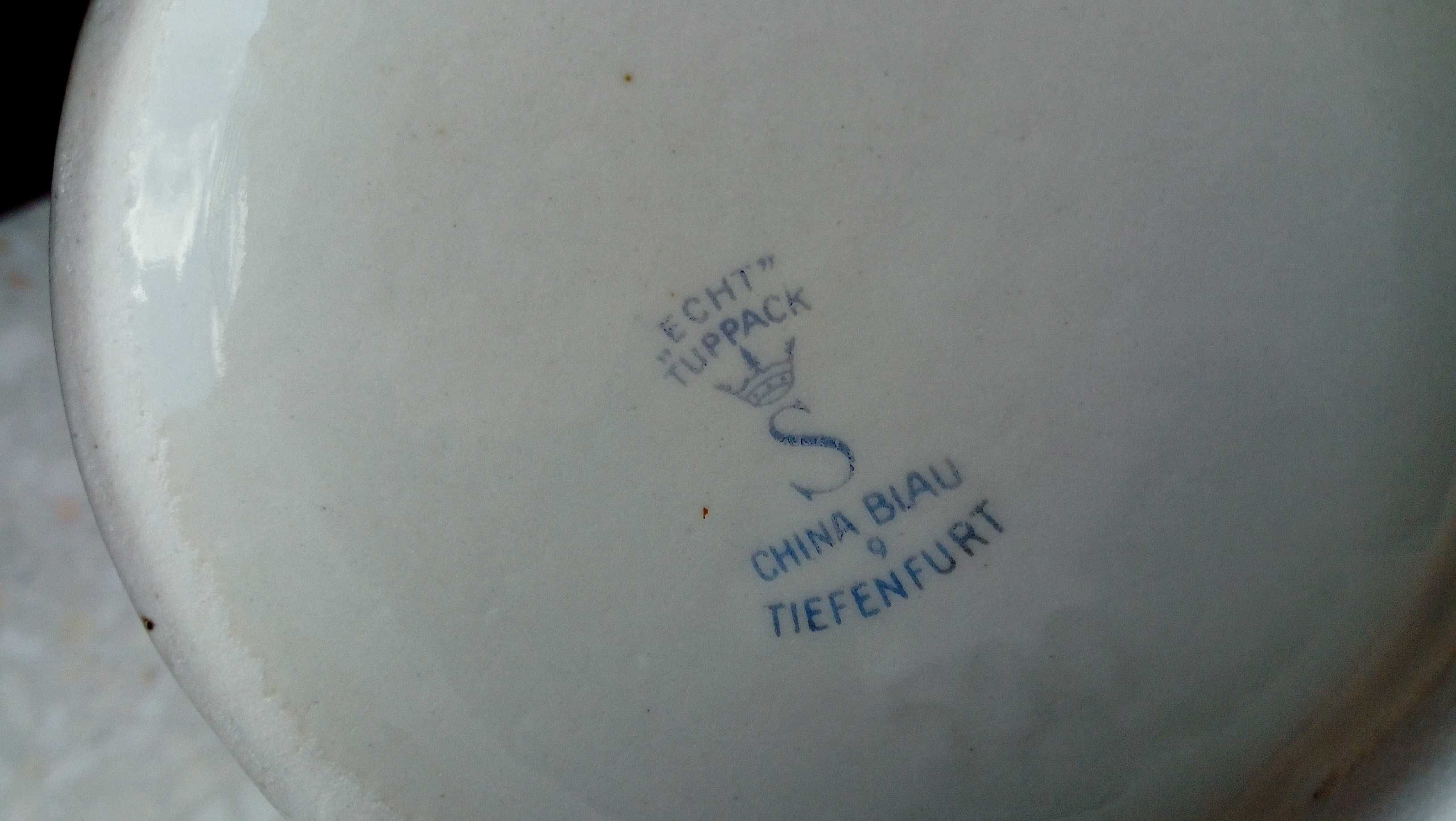 Porcelanowy dzbanek China Blau: Echt Tuppack Tiefenfurt