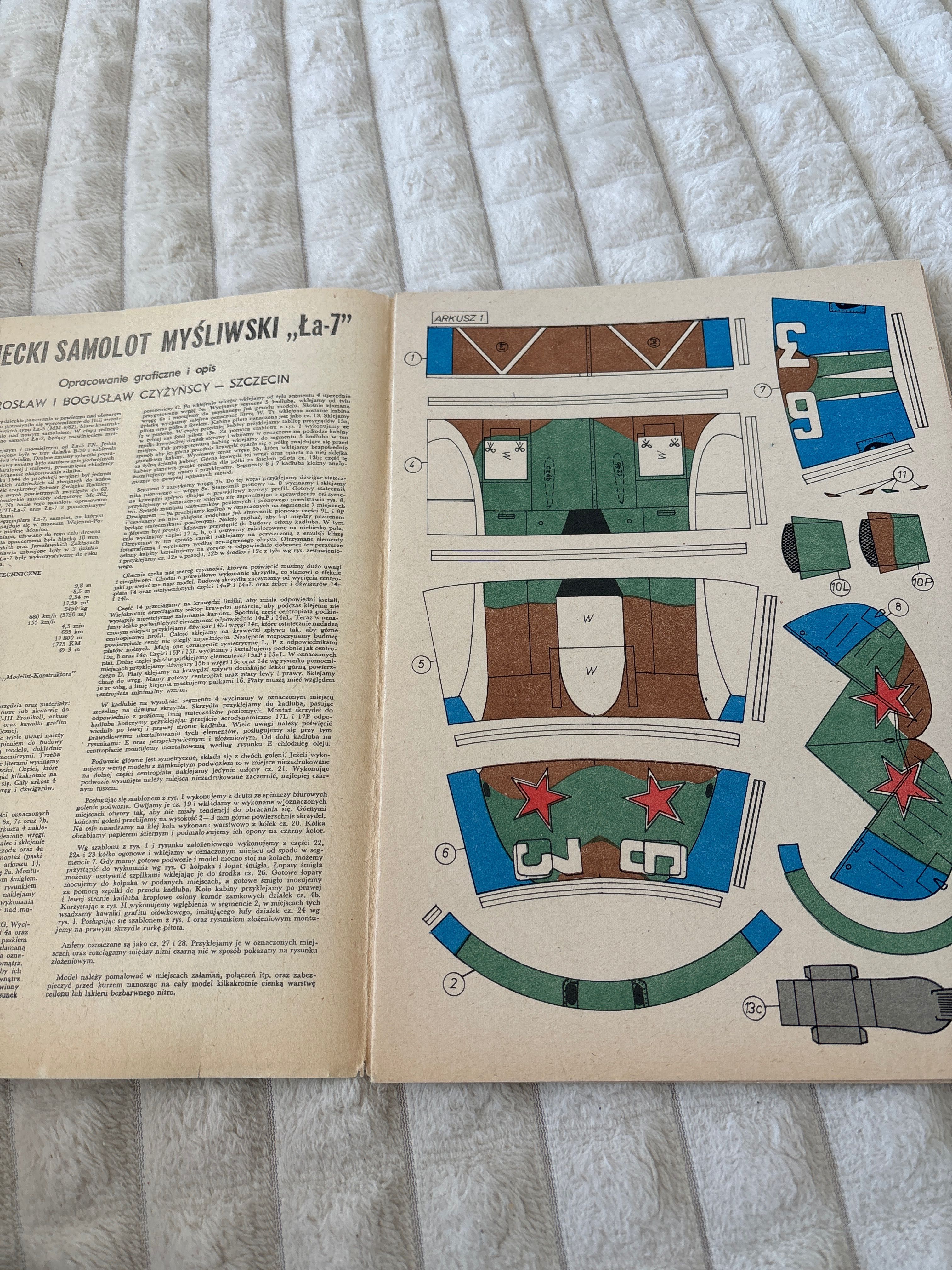 Mały modelarz La 7 nr 7/1983