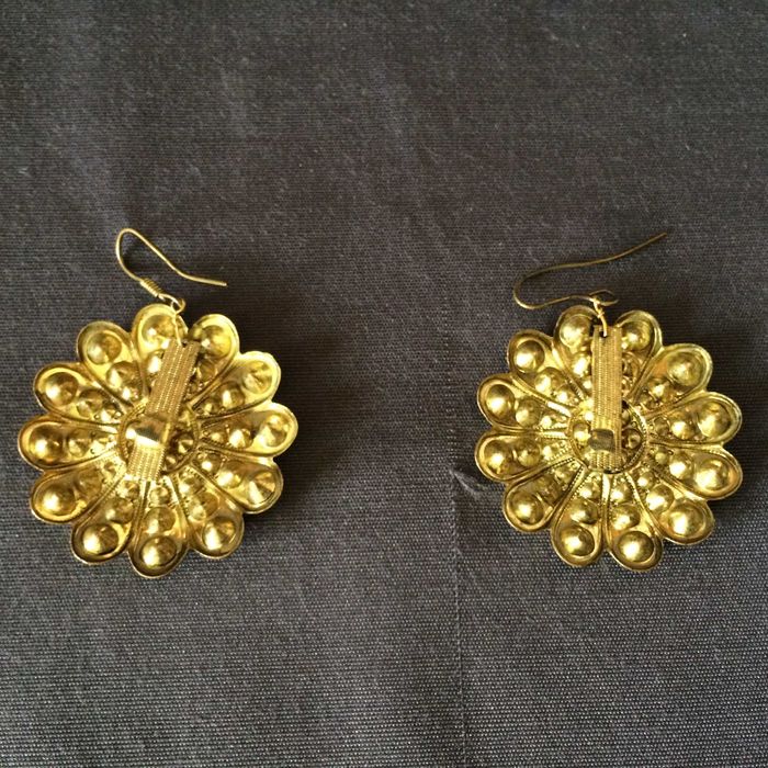 Вінтажні сережки біжутерія Чехословакія