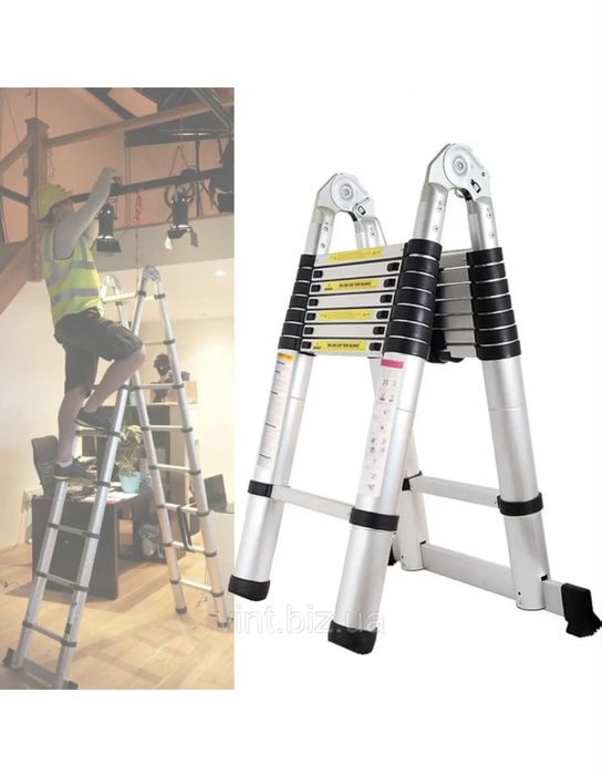 драбина 12 м гнучка дахова 17 м телескопічна стресянка 3,8 м ОРЕНДА