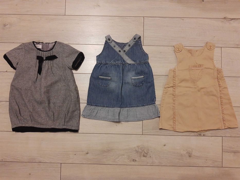 Sukienki/ ubrania dla dziewczynki rozm. 92 (sukienki, bluzki)