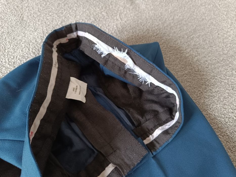 Granatowy garnitur męski The King – rozmiar 48S (170/96/84)