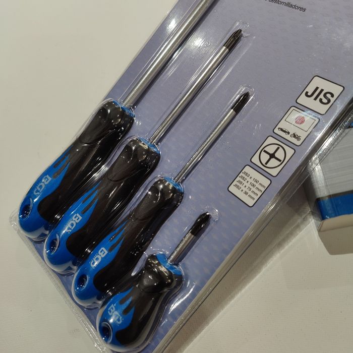 Conjunto de chave de fenda - Padrão JIS | 4 PCS - GERMANY