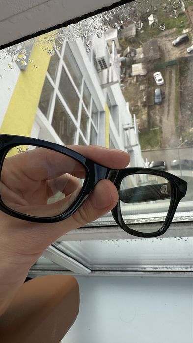 Ray-Ban Meta Wayfarer Large (52-54) Matte Black/Clear