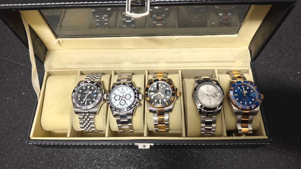 Relógios automáticos mecânicos luxo